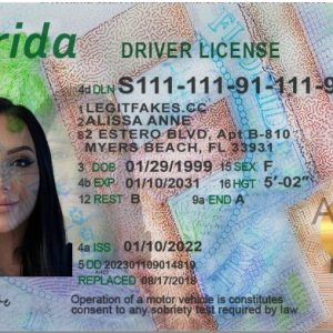 Florida Fake Driver License