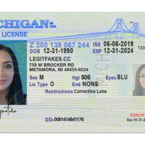 Michigan Fake Driver License