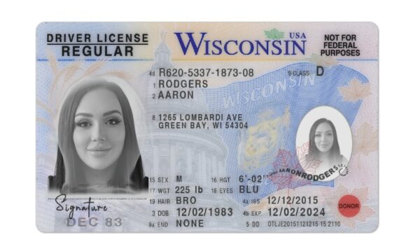Wisconsin Fake Driver License