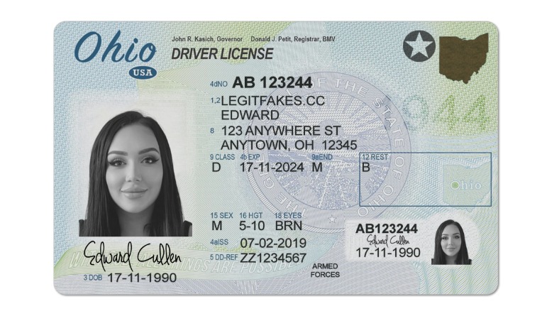 Buy Ohio Fake Driver License – Best Online Fake ID and Driver License Store