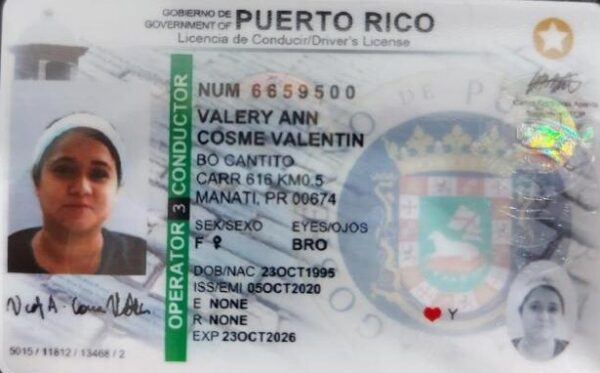 Puerto Rico Drivers License