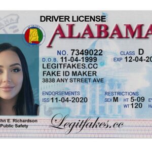 Alabama Fake Driver’s License