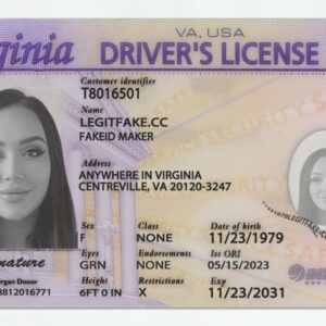 Virginia Fake Driver's License